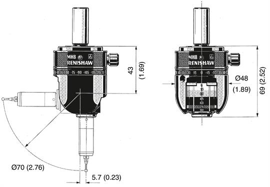 Размеры датчика