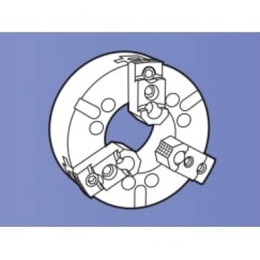 Патрон токарный трехкулачковый BH-D400 Z300 без планшайбы